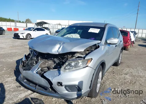 2016 Nissan Rogue S из США, поврежденный, VIN KNMAT2MT2GP603481